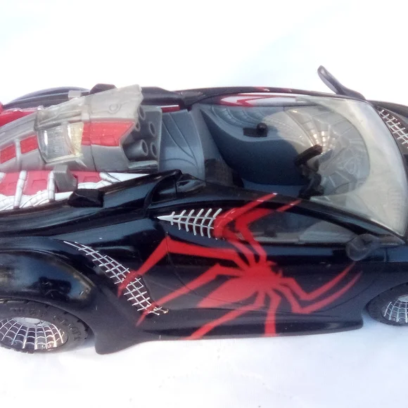 Marvel Black and Red Spider-Themed Toy Car - Picture 2 of 4